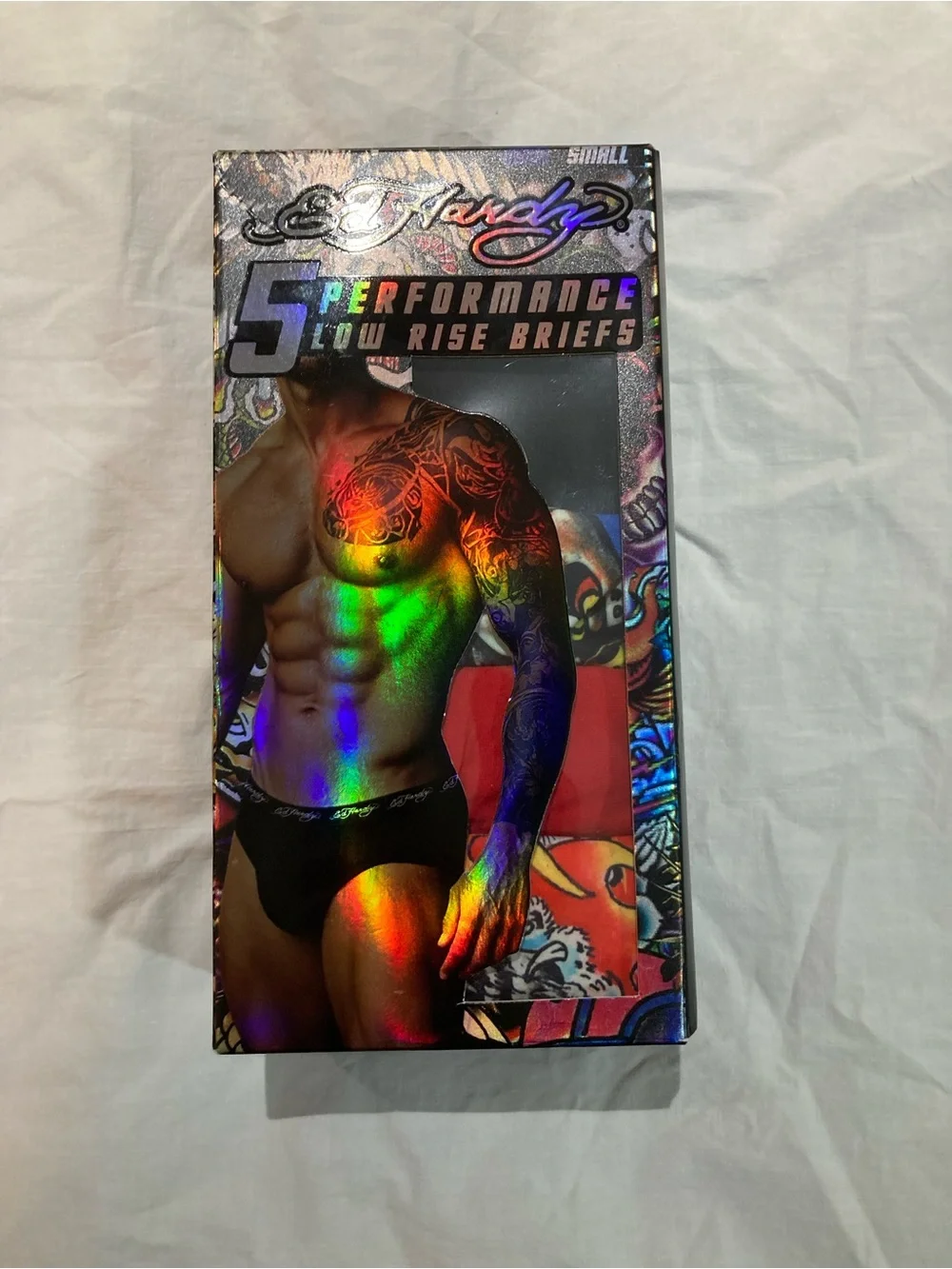 Ed Hardy Low Rise Briefs, 5-pack, Men’s size small, NIB!